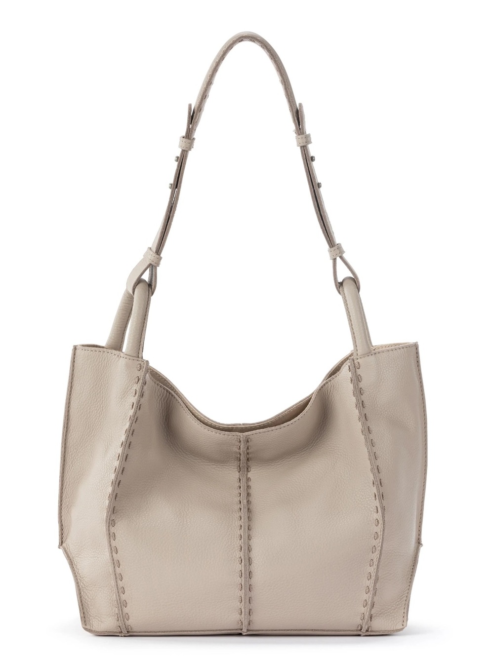 The Sak Los Feliz Leather Tote Bag Large - Sand